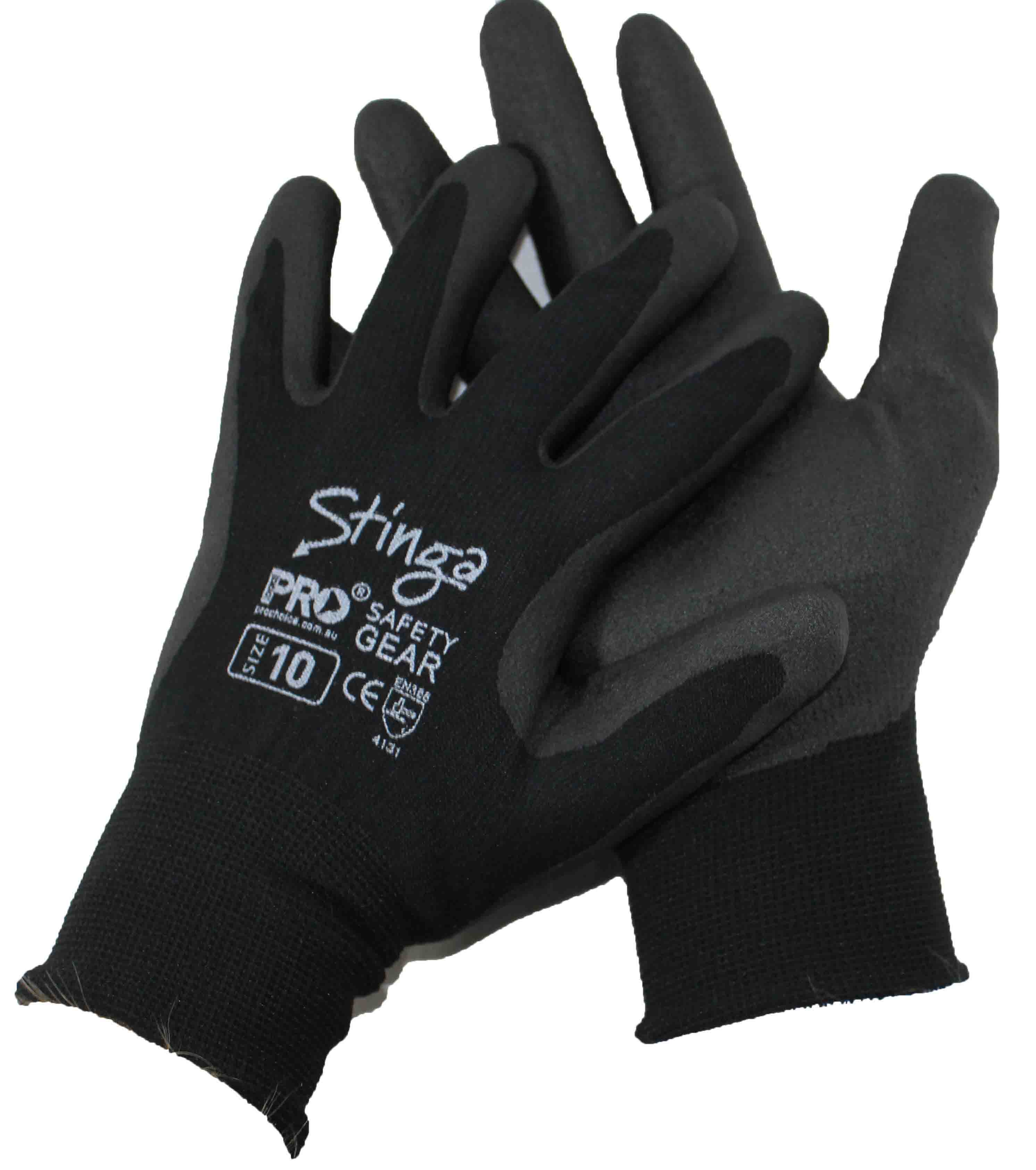 Dirty Rigger Comfort Fit Framer/Ruler Protective Gloves medium Black